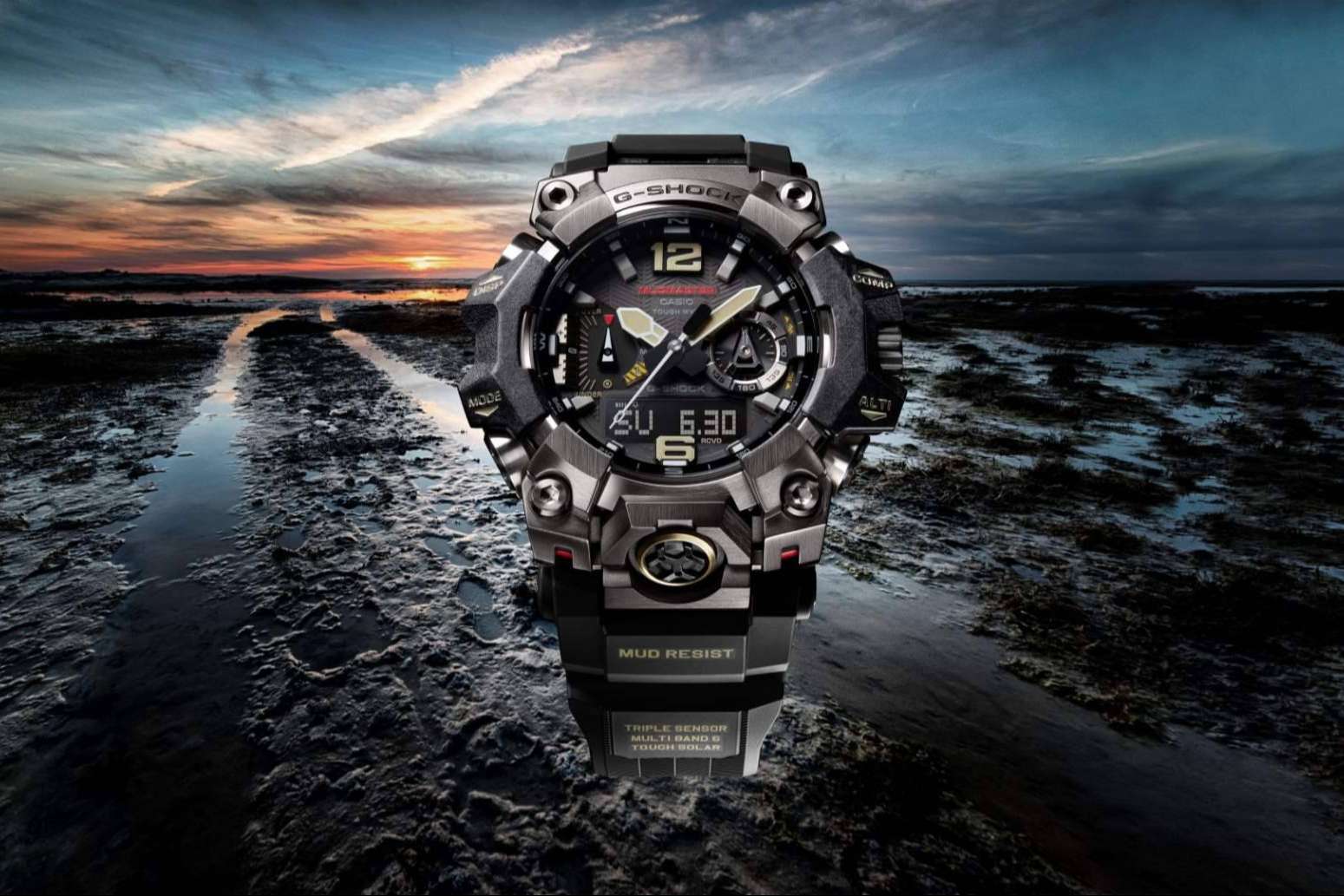 Lanzamiento del modelo G-SHOCK resistente al polvo y al barro con un acabado exterior metálico