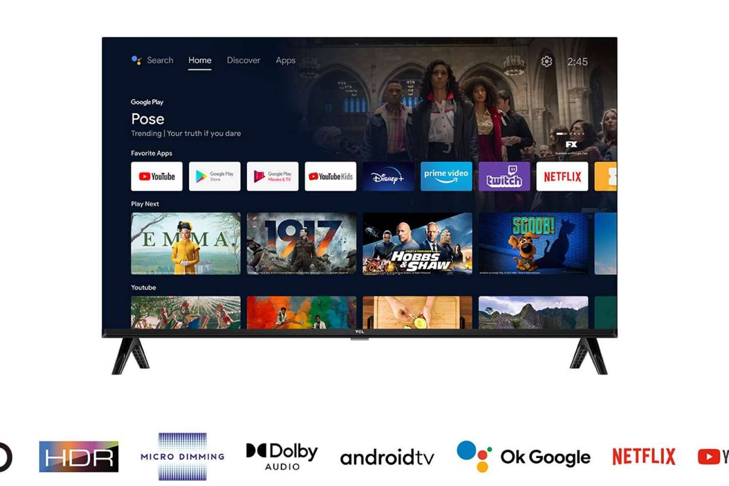La barra de sonido de TCL permite disfrutar del cine en casa