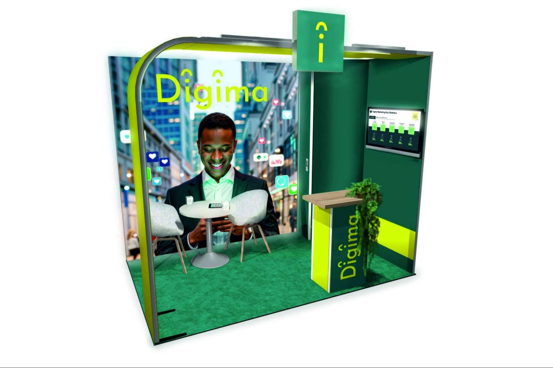 Stands reutilizables de calidad premium en Olika Stands