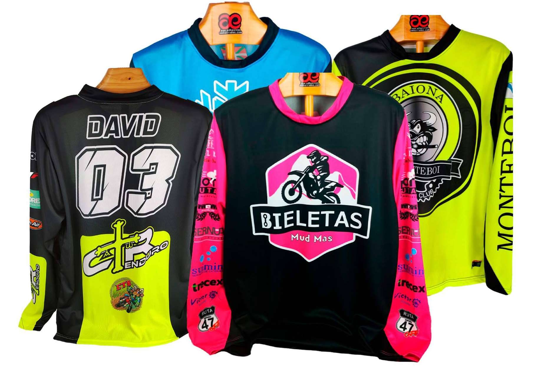 ADHESIVOSEMBARRADOS, ropa personalizable para motocross