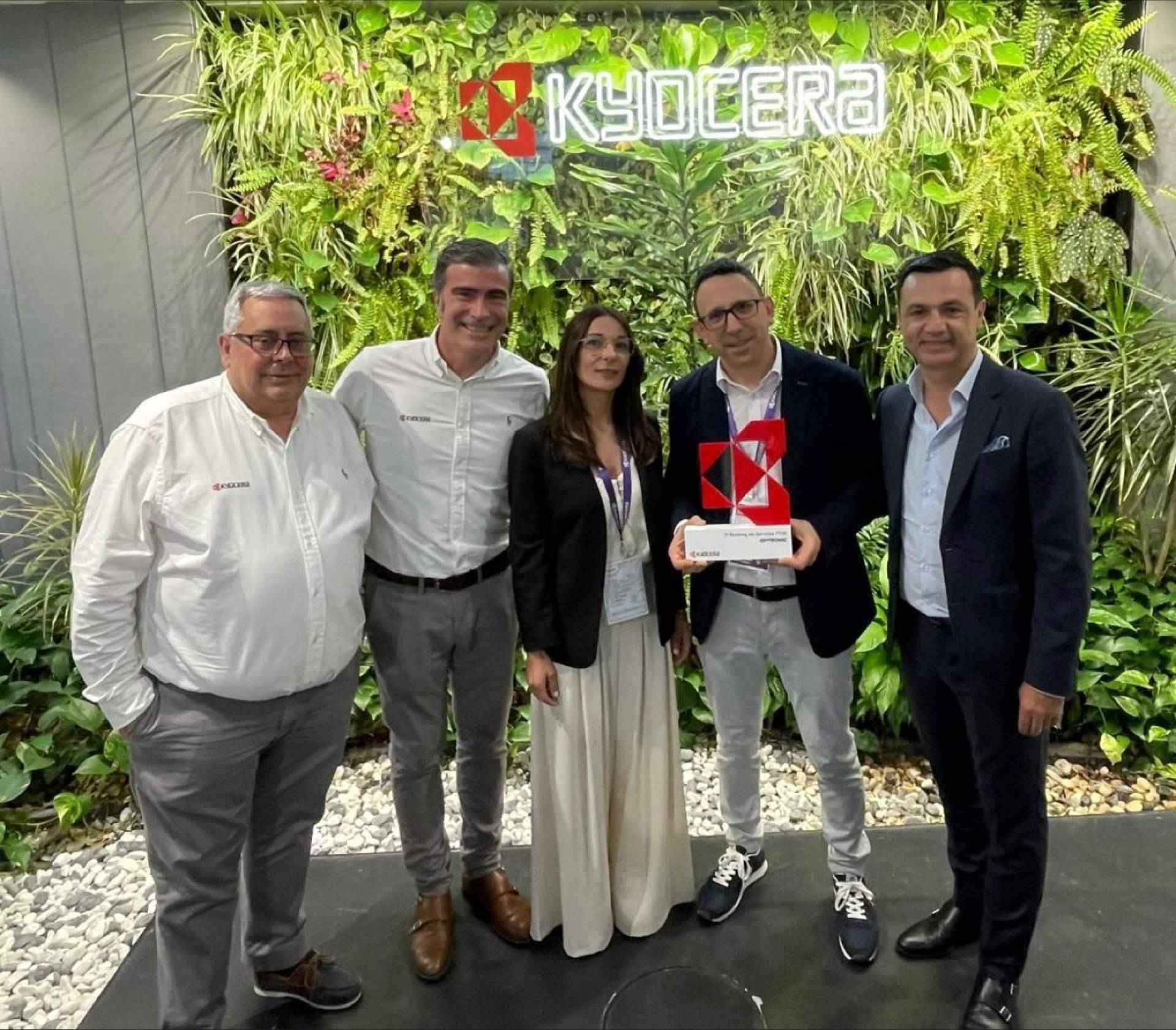 Ofitronic ha sido distinguida como uno de los partners más importantes de Kyocera en España