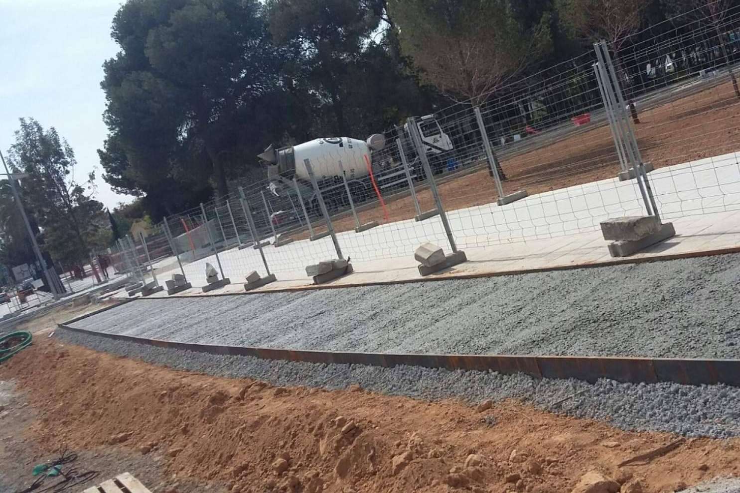 Microfibras Fibratec en la construcción de bicisendas