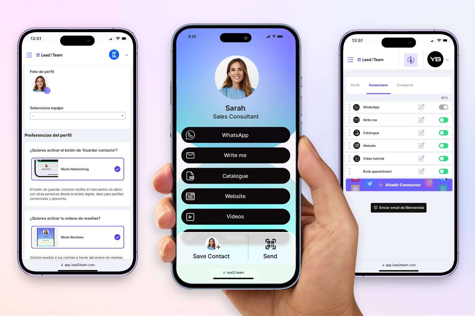 Lead2Team redefine las tarjetas de visita con una solución integral para medianas y grandes empresas