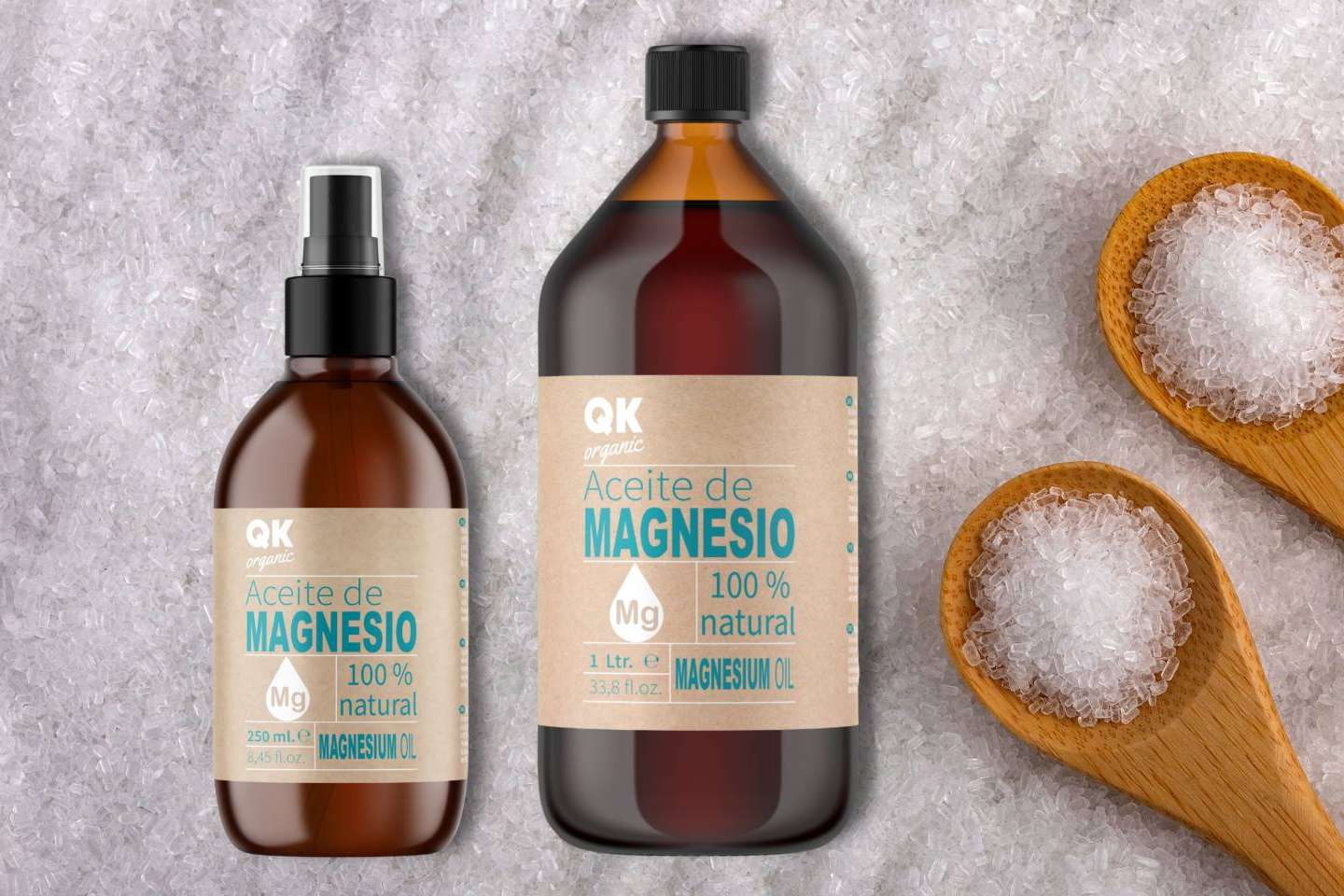 Las propiedades del aceite de magnesio en cosmética, por QKnatur