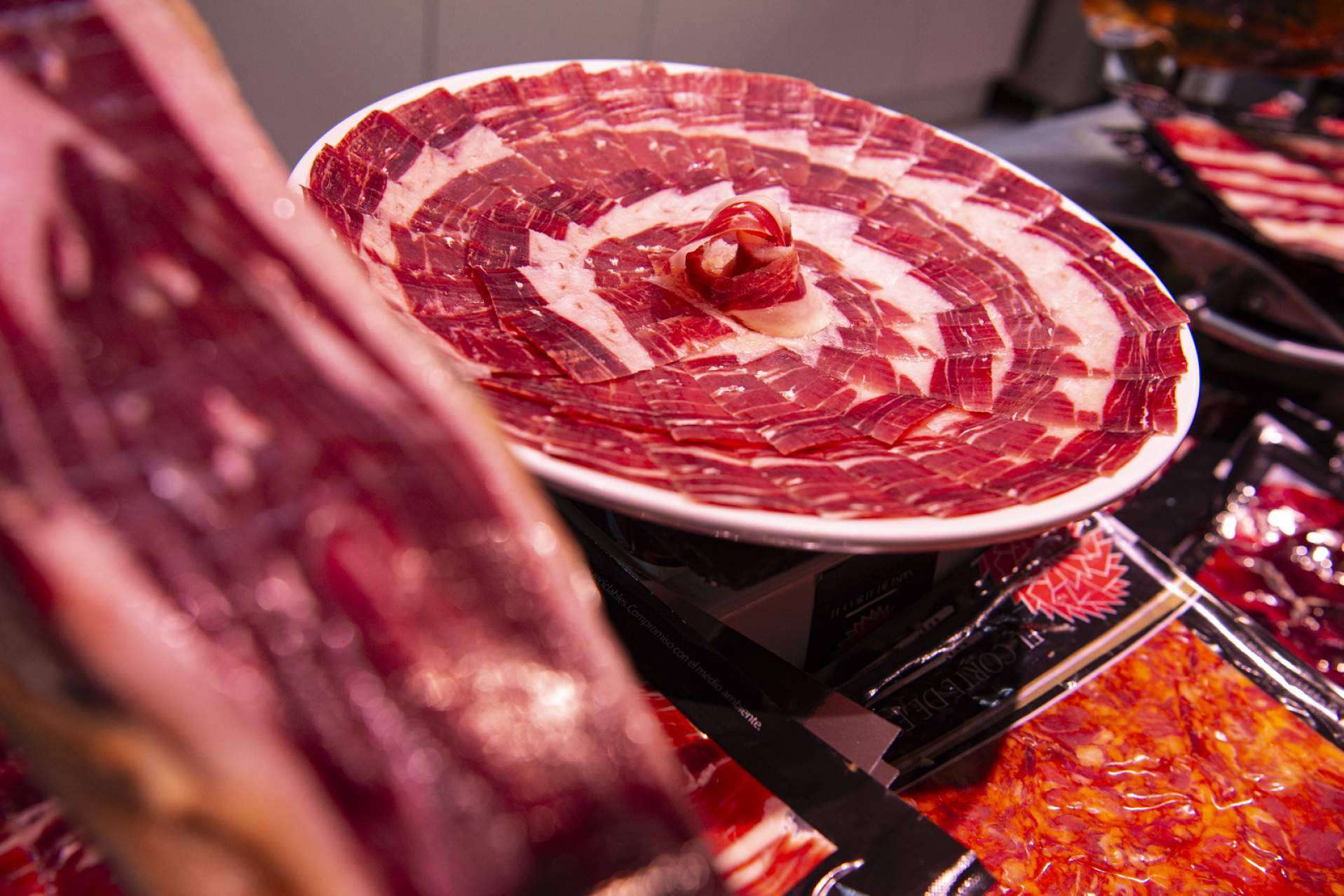 10 loncheados de Jamón Maldonado Arcano cortado a cuchillo