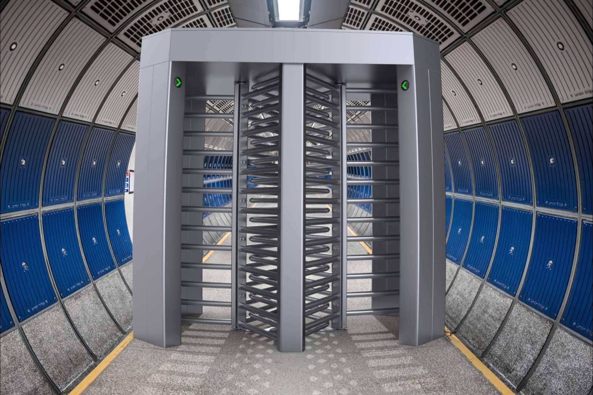 Control de seguridad en los accesos a recintos o edificios