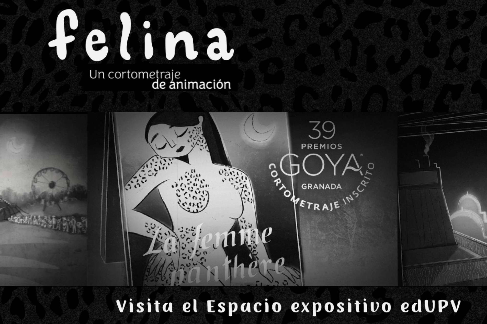 Felina, un cortometraje de animación en el Espacio Expositivo edUPV