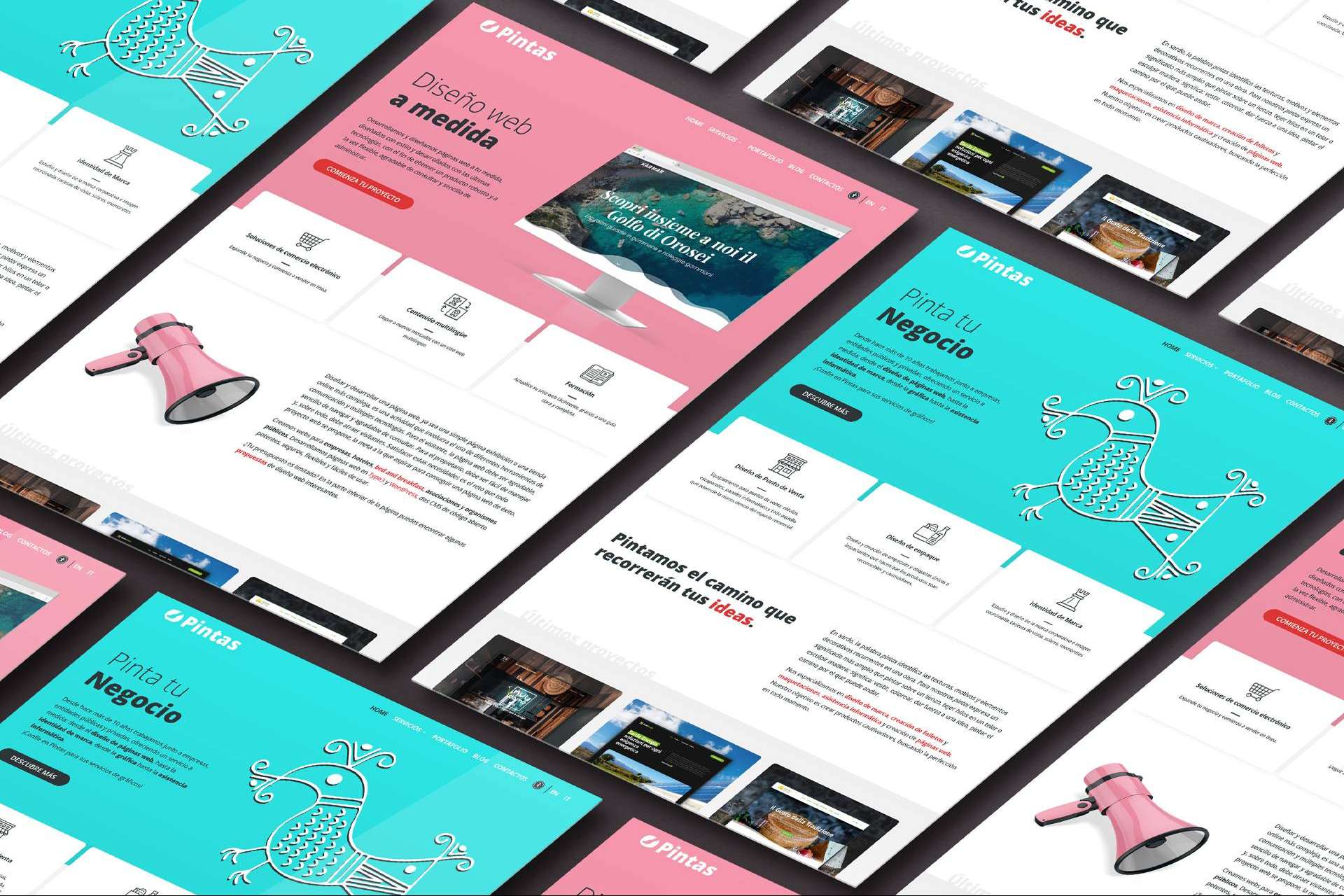 Diseño web profesional con Pintas, opciones y costes adaptados a cada negocio