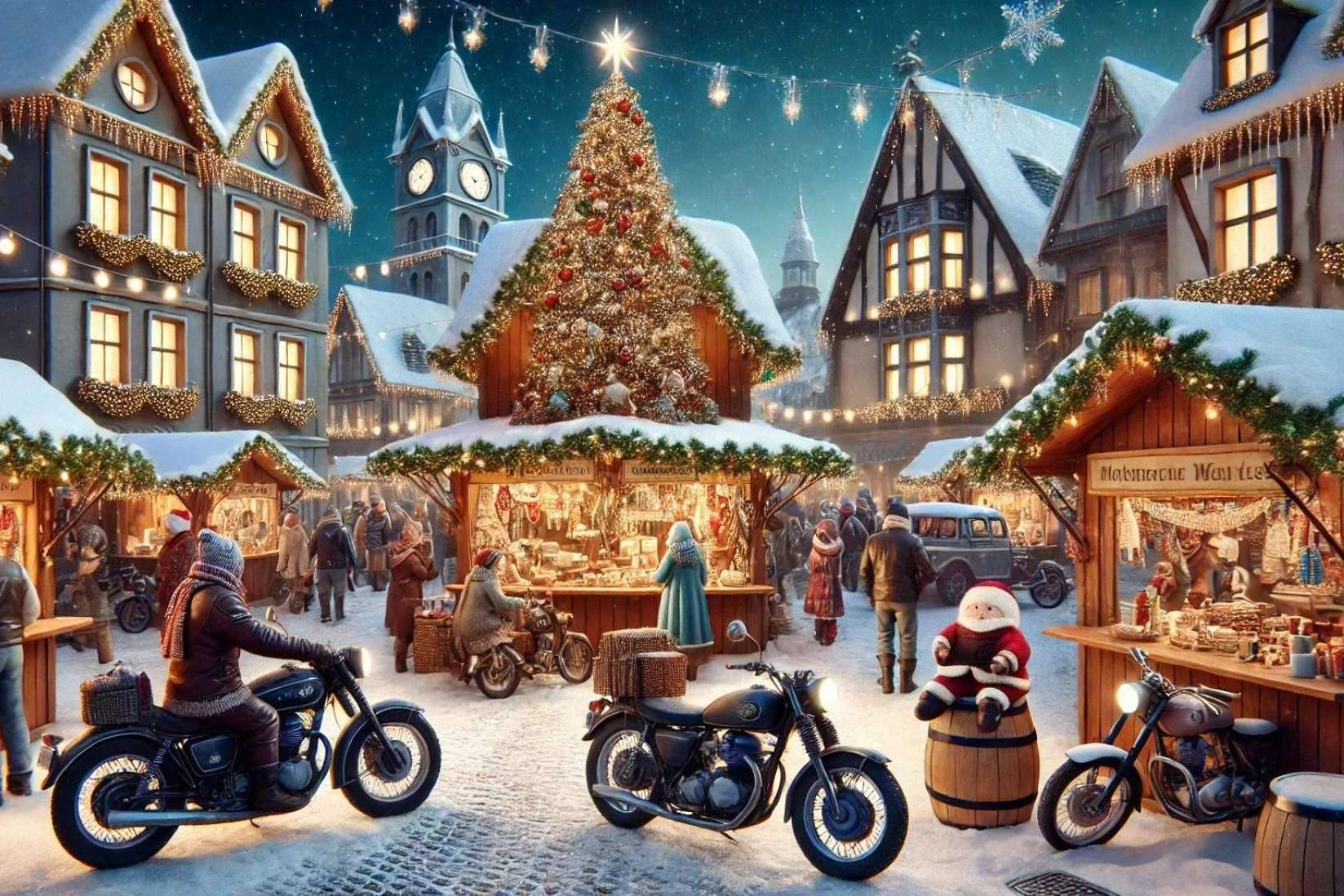 Algunos de los mercados de Navidad más espectaculares de España para recorrer en moto