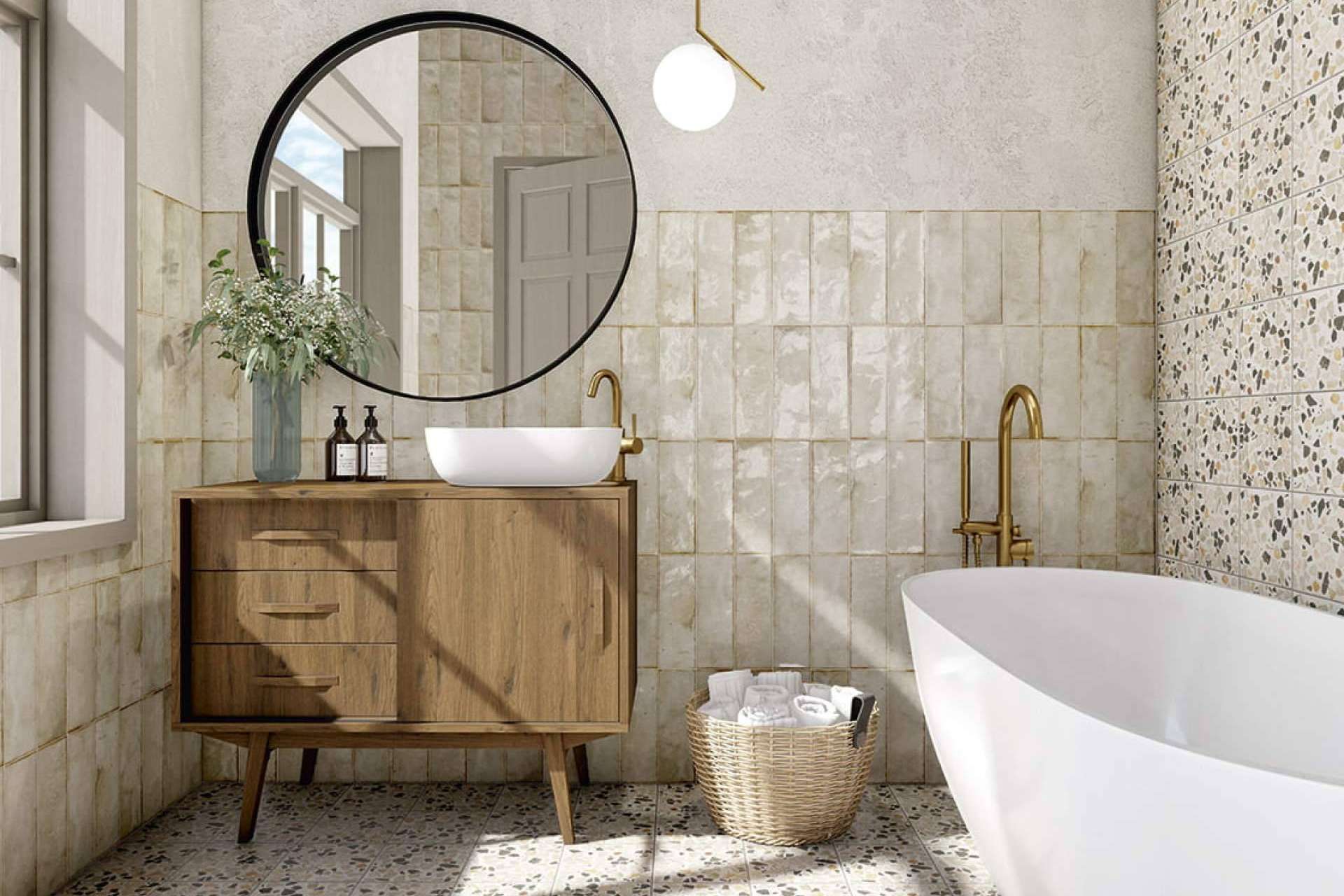 Cómo transformar el baño con las tendencias en azulejos más destacadas de 2025