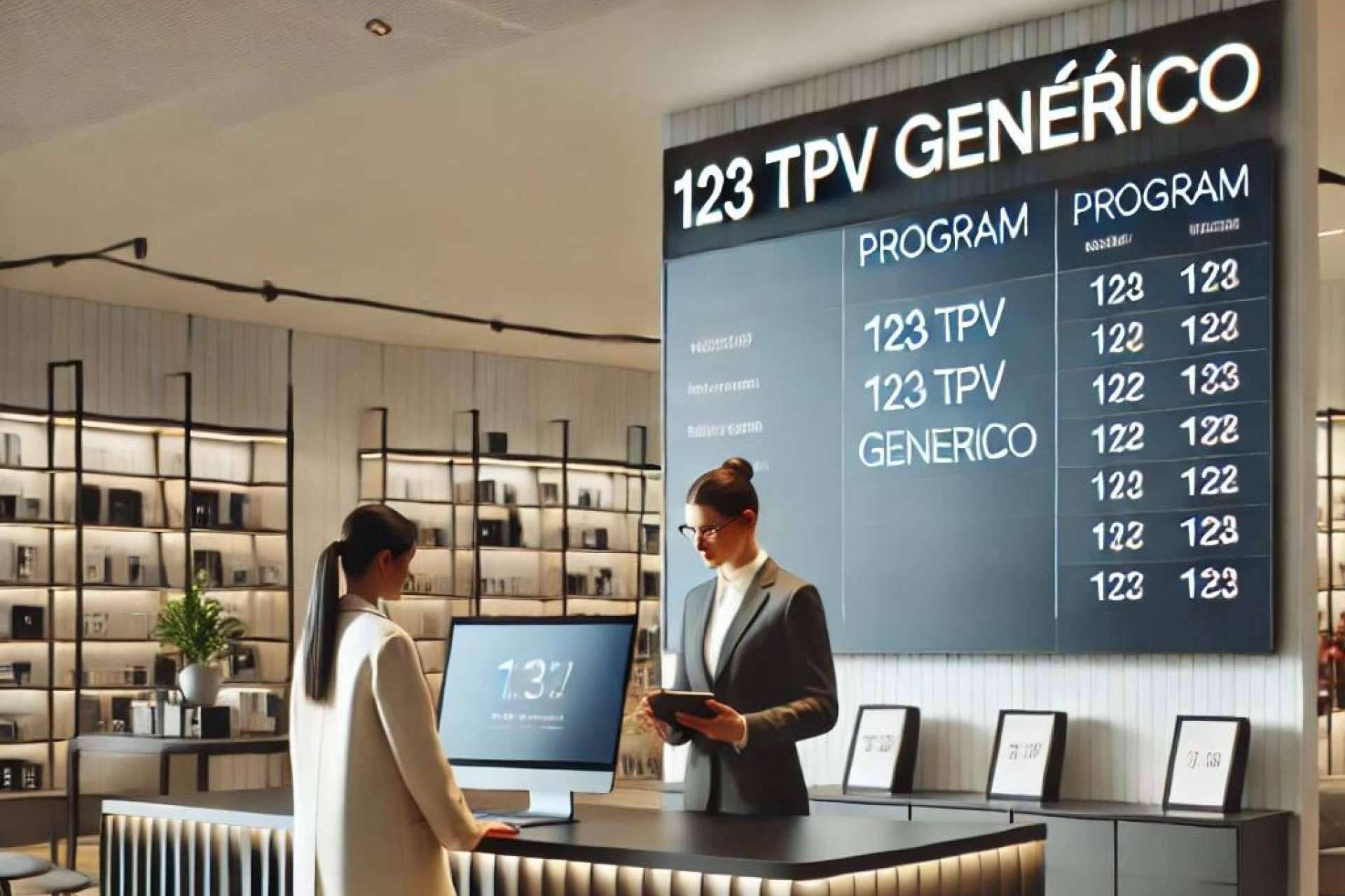 Control absoluto de ventas y stock con TPV 123 Genérico, el TPV para comercios