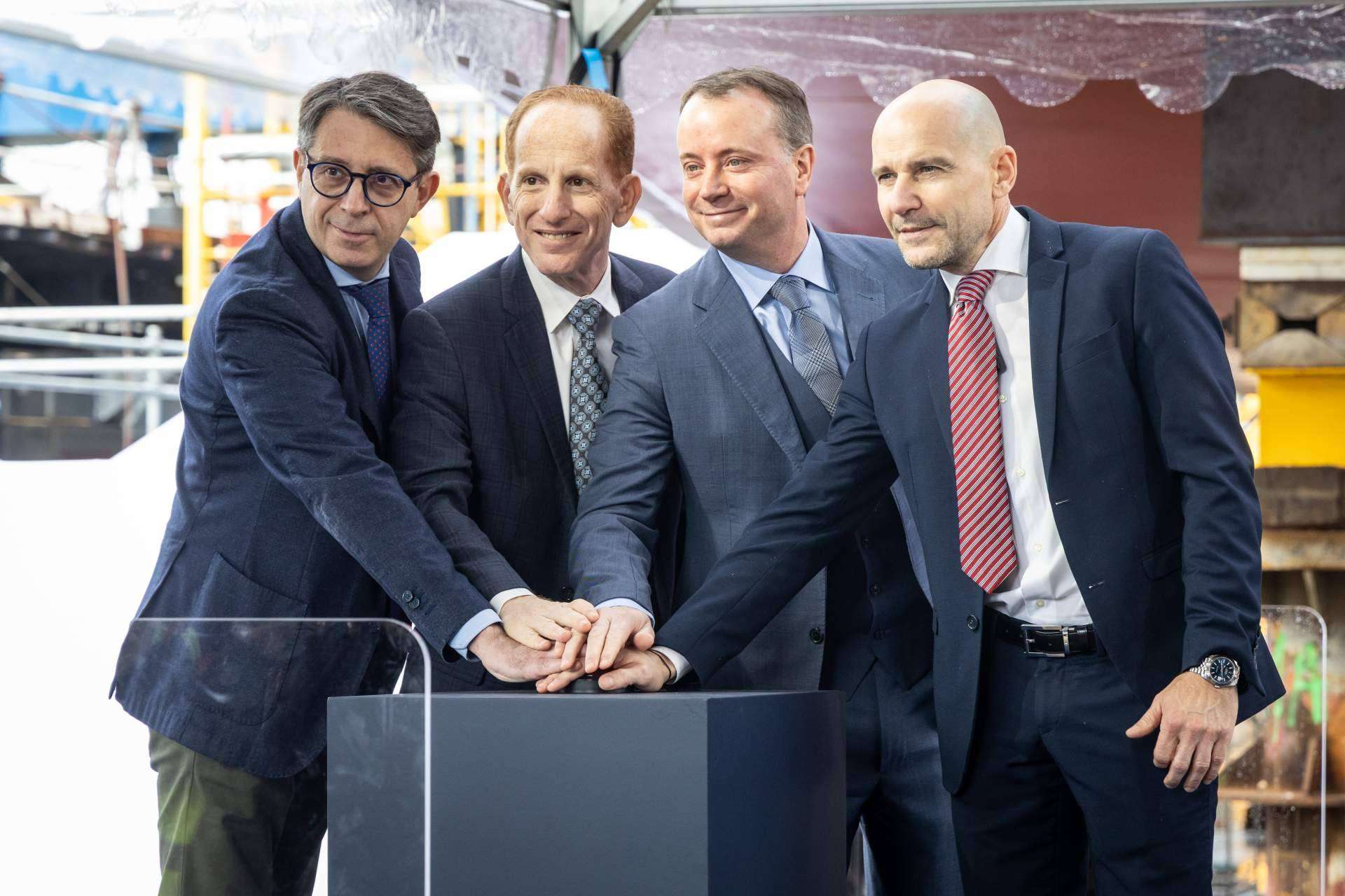 Regent celebra la colocación de la quilla del Seven Seas Prestige™ en el astillero de Fincantieri