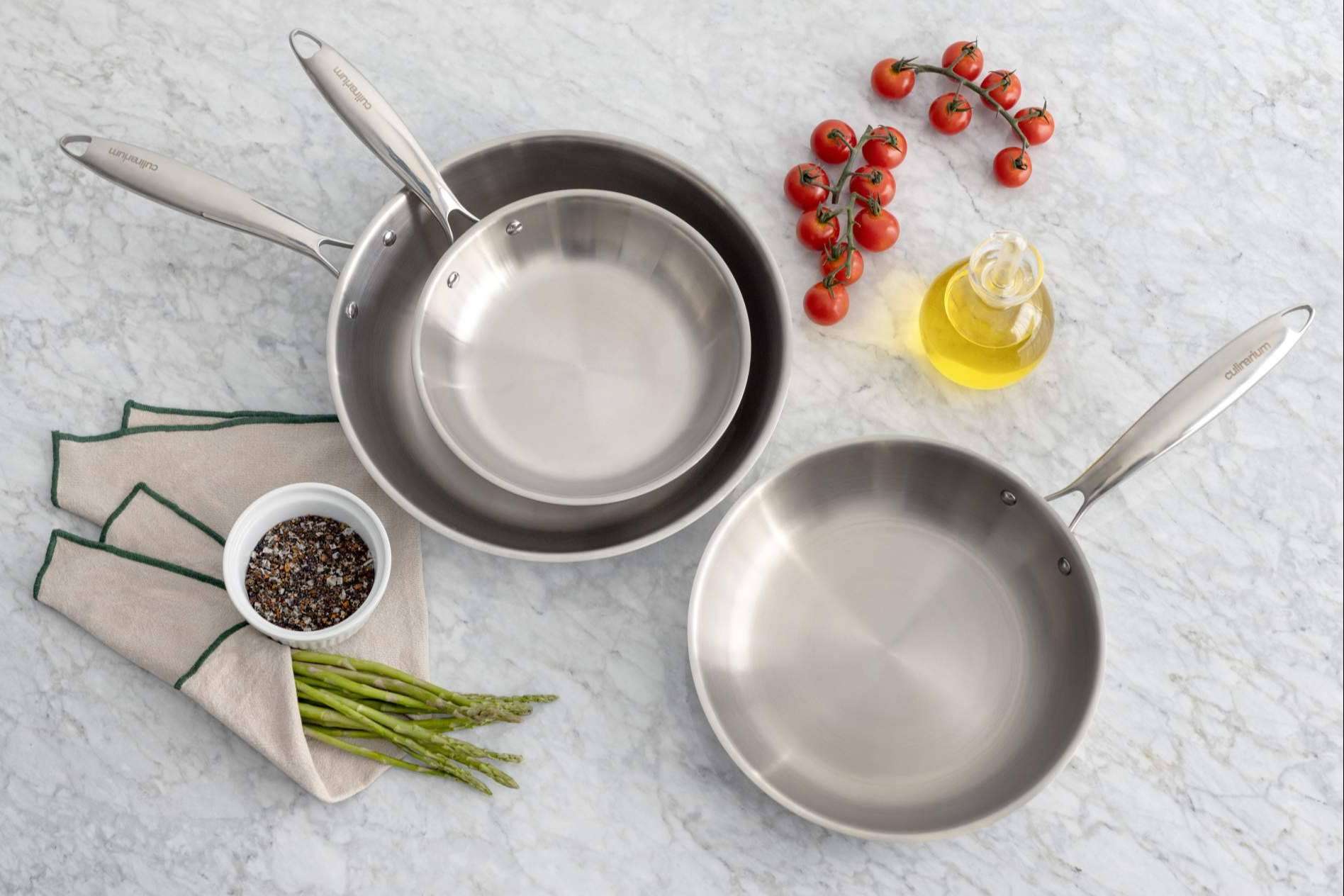 Nuevas sartenes de acero inoxidable en Culinarium