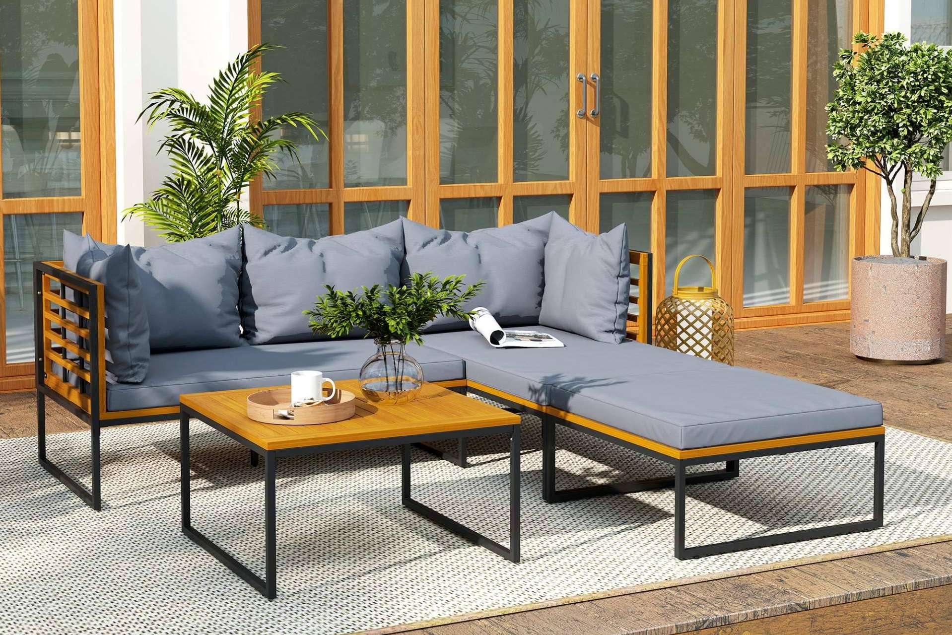 Aosom.es revela las tendencias top en muebles de jardín para transformar el exterior