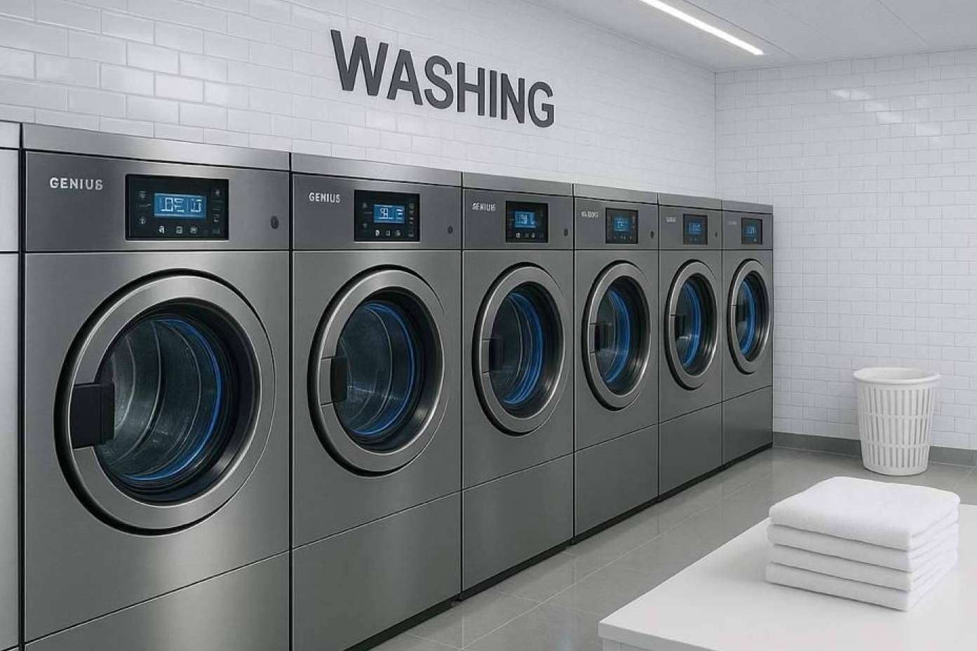 Lavanderías inteligentes impulsan un lavado sostenible con detergentes profesionales y control automatizado