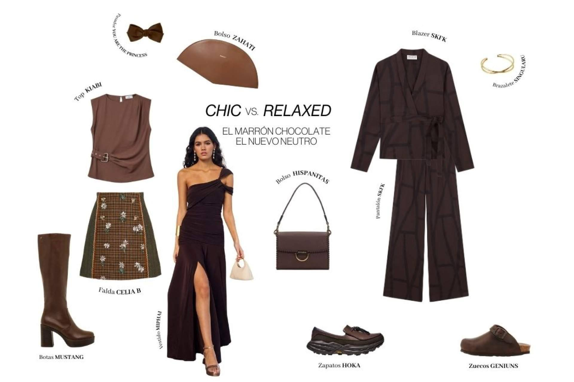 Chic vs. Relaxed; el marrón chocolate se convierte en el nuevo uniforme del otoño