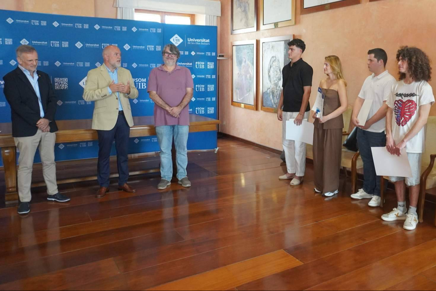 Acto de entrega de los premios 3digits 2025 en Ingeniería Informática de la UIB