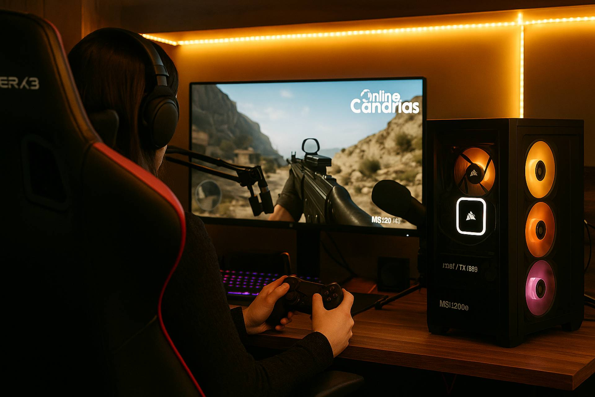 Colaboración entre Nate Gentile y Online Canarias para acercar el gaming profesional a Canarias