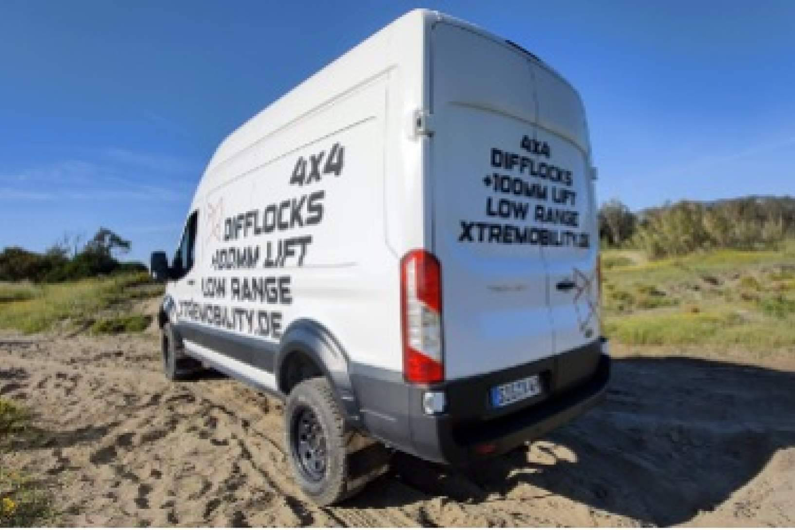 Ford Transit Xtremobility; la furgoneta que se convierte en todoterreno 4×4