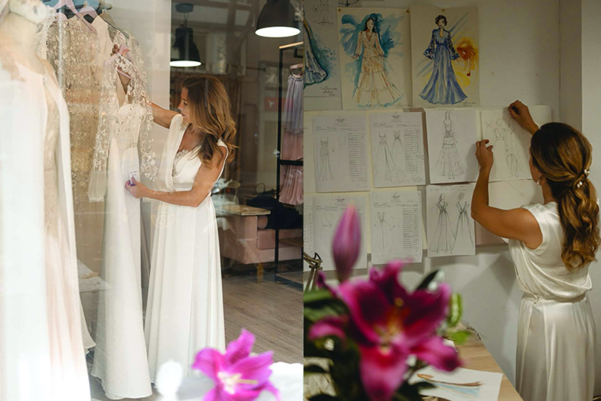 Aleksandra Budnik, el atelier de vestidos de novia en Barcelona que une arte, alma y diseño a medida