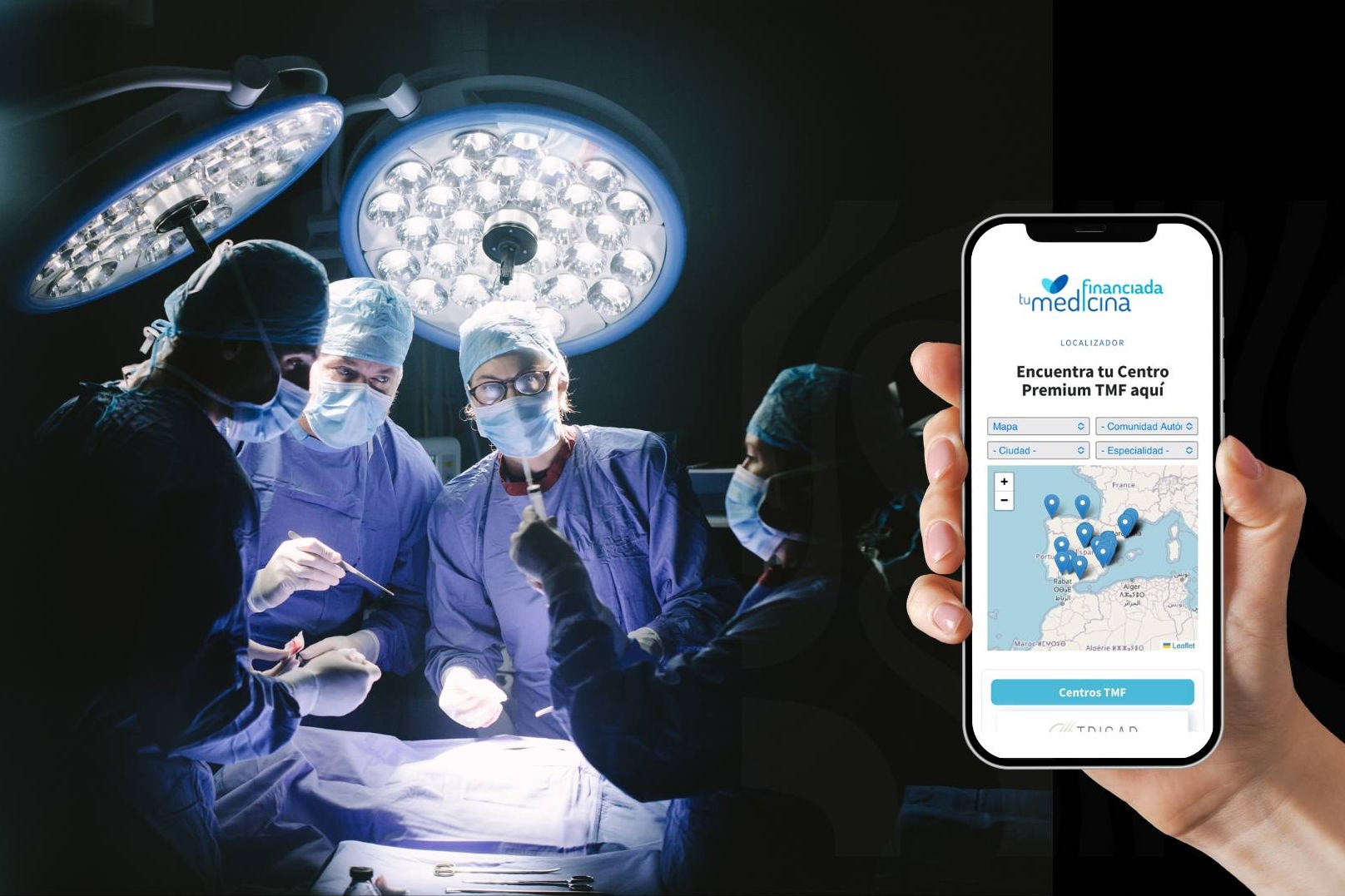 Tu Medicina Financiada lanza un buscador de centros premium para facilitar el acceso a tratamientos médicos financiados