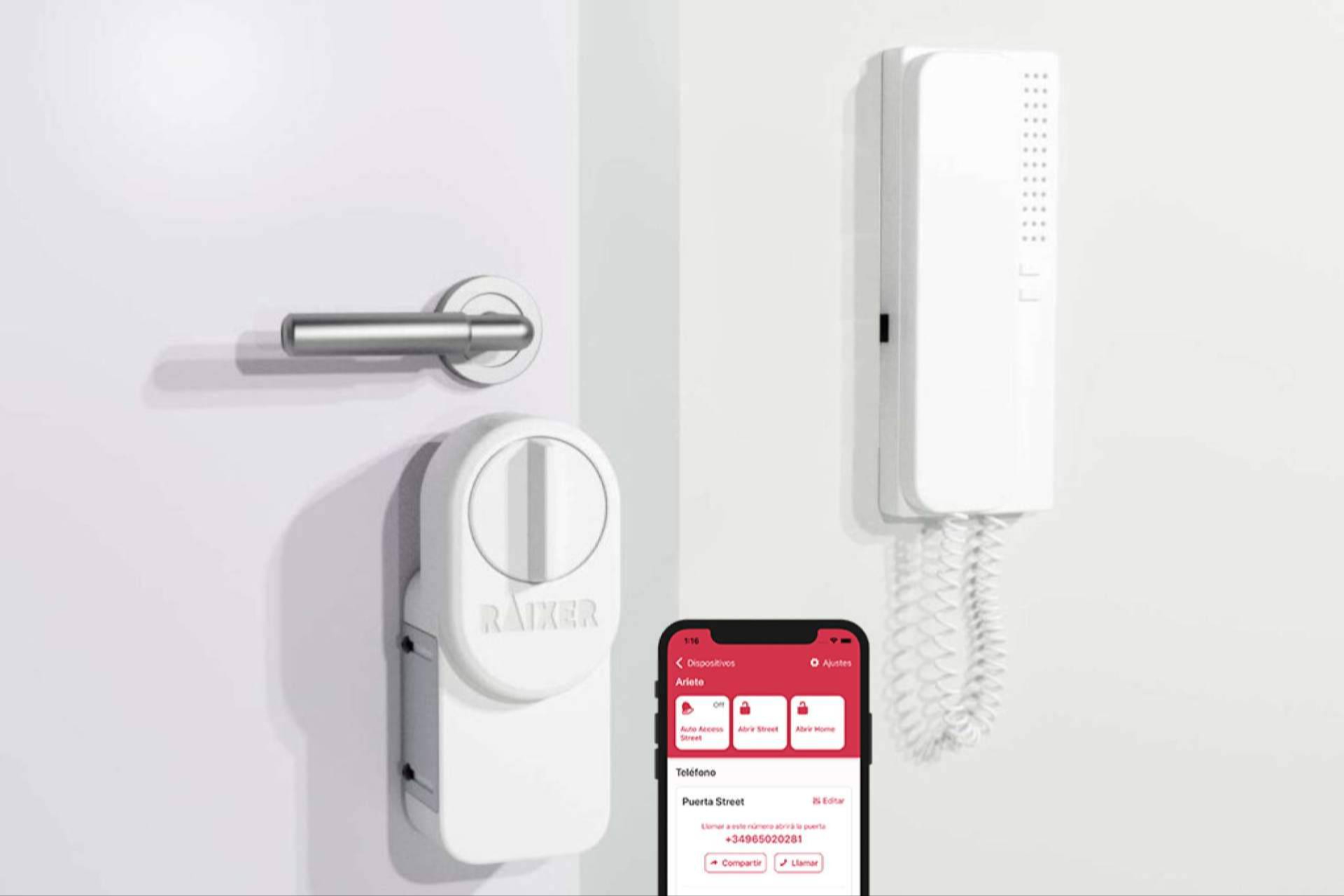 Cómo abrir las puertas de la casa y del portal desde el móvil con Raixer
