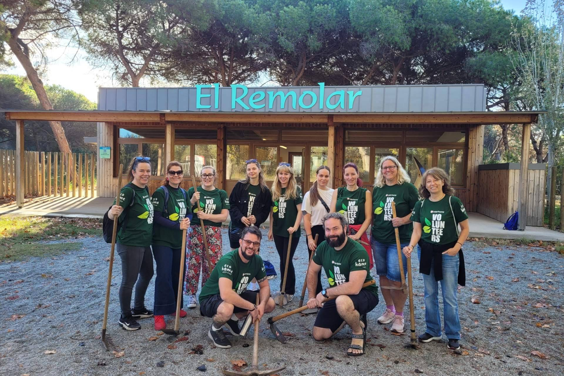 El equipo de sostenibilidad de Interhome impulsa la restauración del Delta del Llobregat