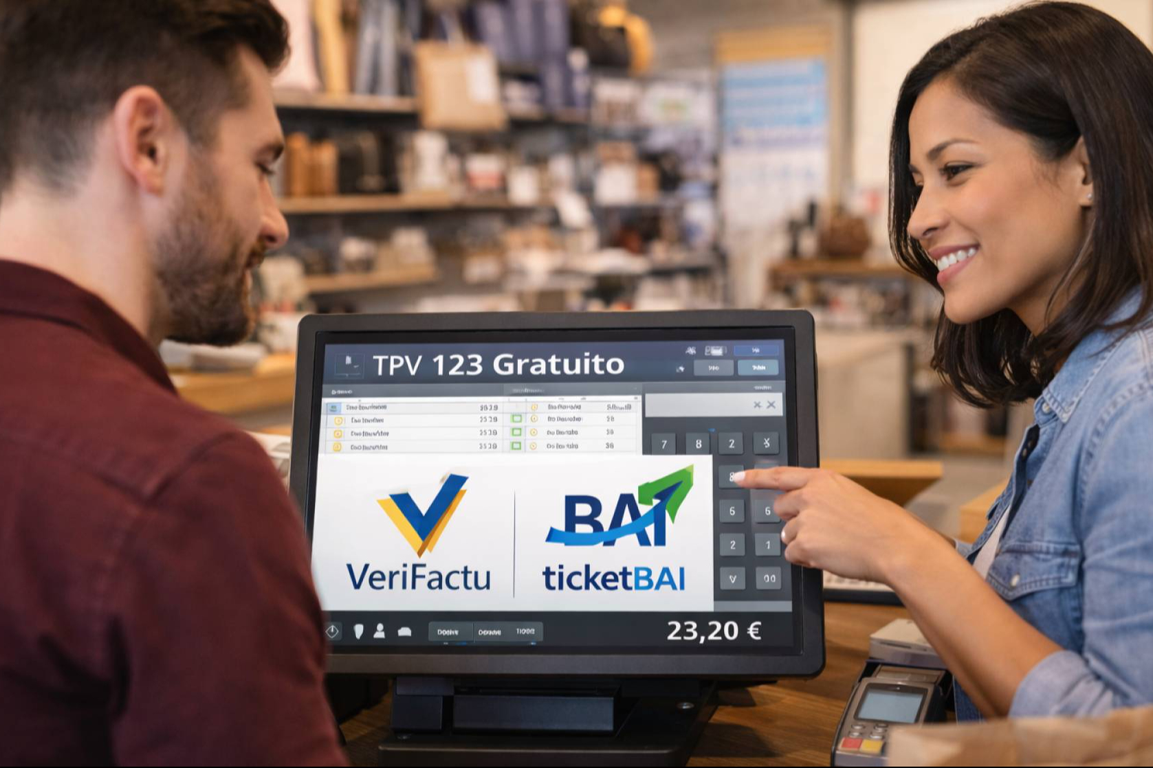 TPV 123 Gratuito refuerza sus funcionalidades con control horario y cumplimiento integral de VeriFactu y TicketBAI