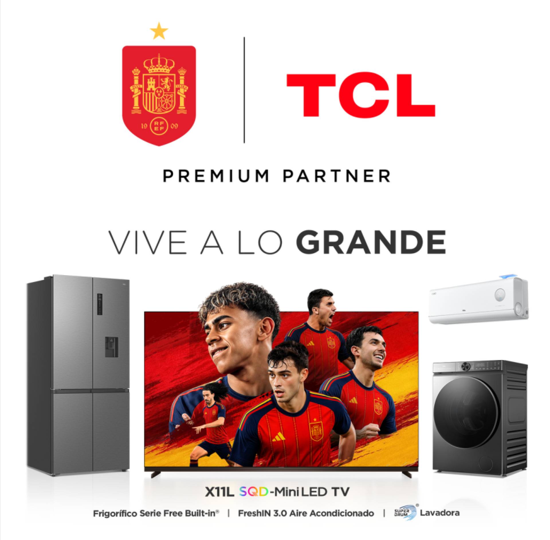 TCL calienta motores para el Amazon Prime Day con grandes ofertas y un cashback histórico de hasta 3.000€ en su tecnología premium