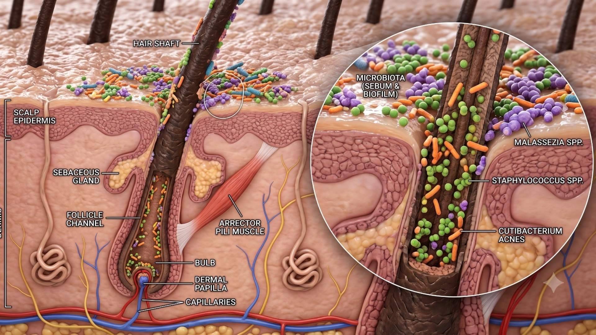 La Dra. Janeth Arévalo analiza el papel del microbioma capilar en la salud del cabello