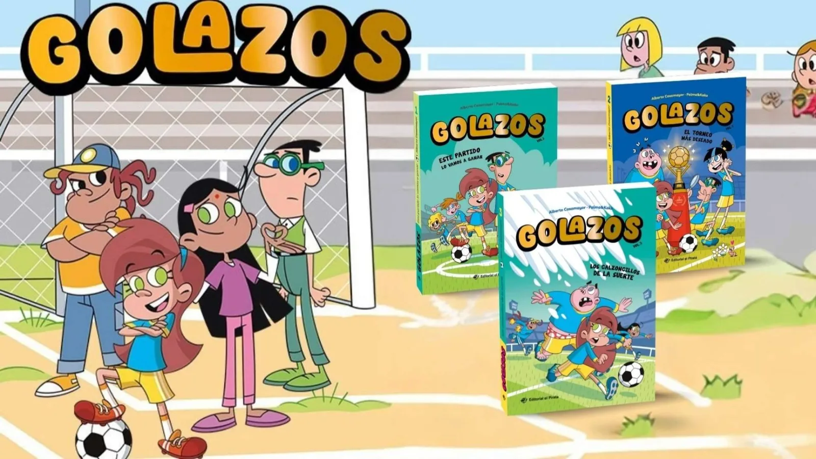 Fútbol, aventura y lectura; Golazos se apunta a la fiebre del Mundial